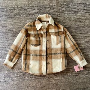 Avec Les Filles plaid jacket